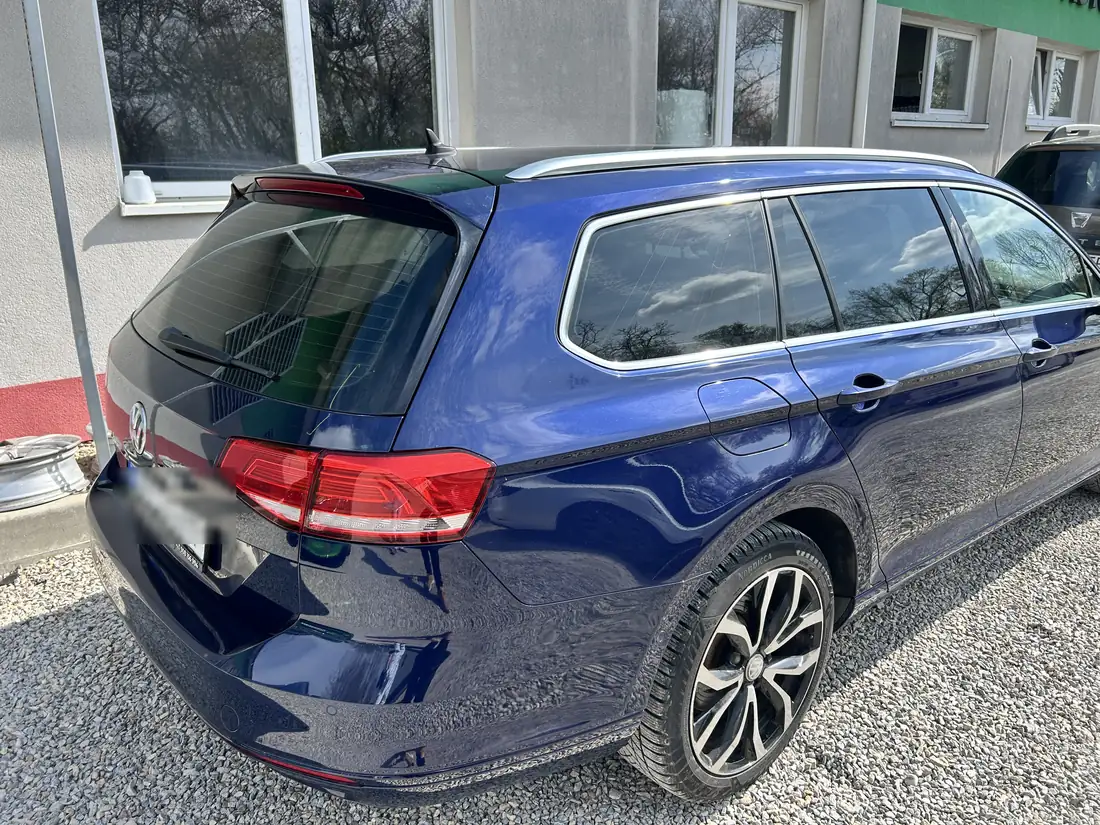 Poistná udalosť — VW Passat Variant po oprave zadnej časti a lakovaní